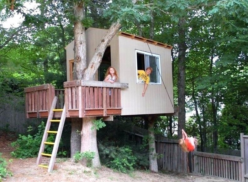 Как сделать дом на дереве